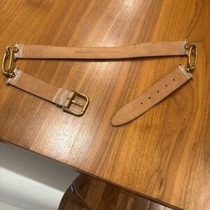 Dolce & Gabbana Beige Leather belt 38” authentic